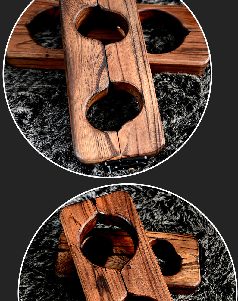 Ships from the USA! Fetdom Elm Wood Wrist and Ankle Cuffs