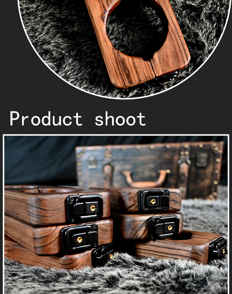 Ships from the USA! Fetdom Elm Wood Wrist and Ankle Cuffs