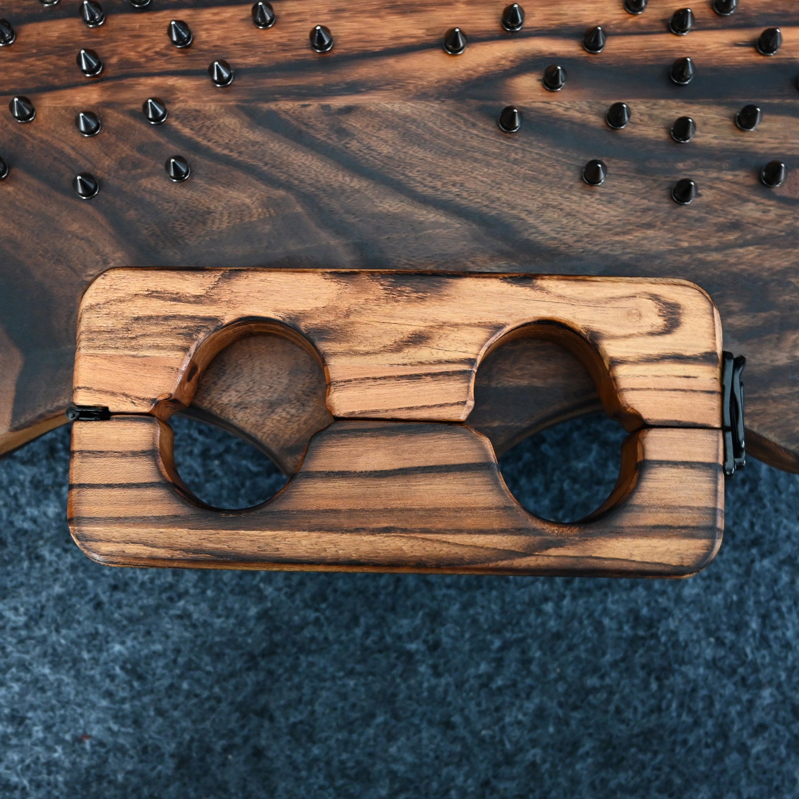Ships from the USA! Fetdom Elm Wood Wrist and Ankle Cuffs