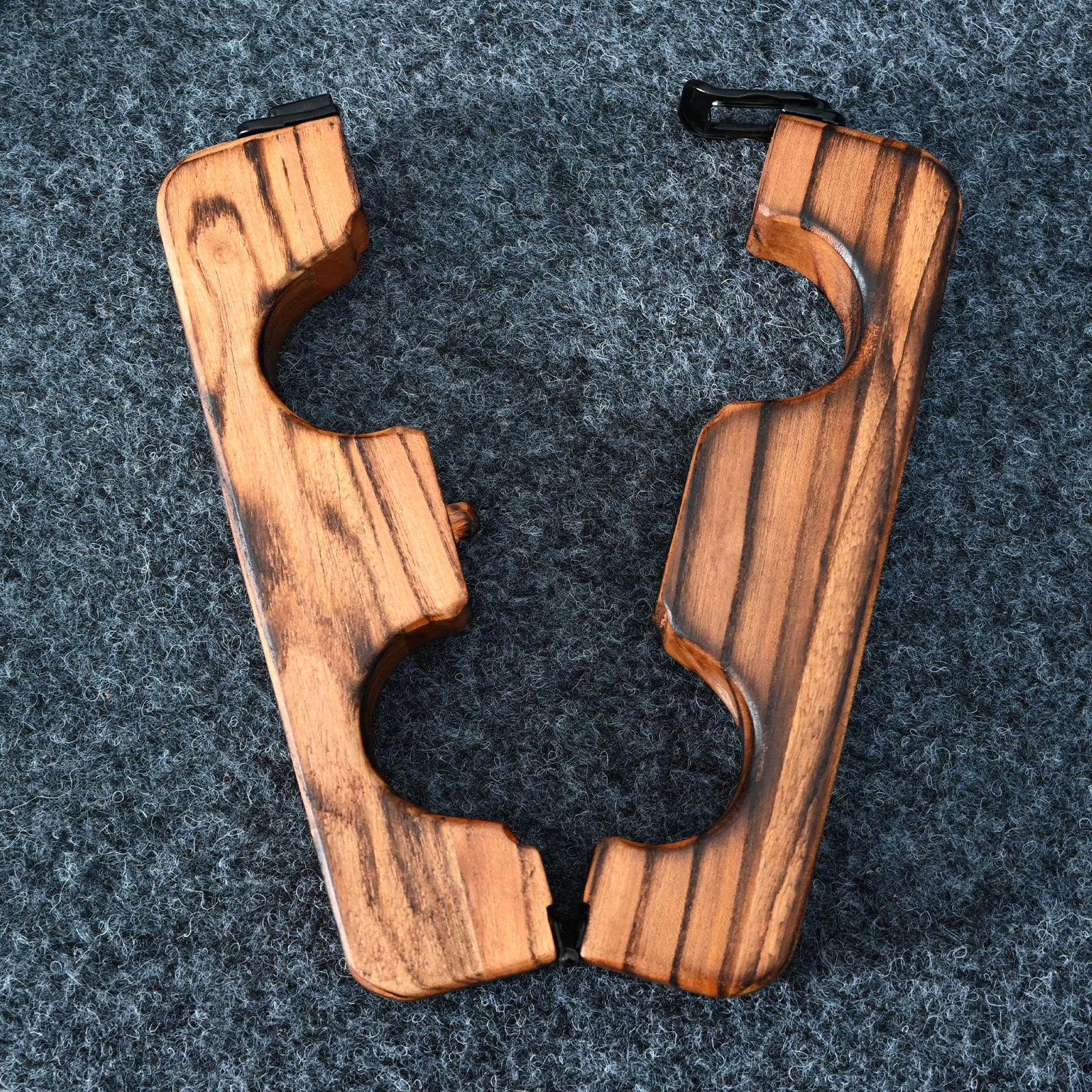 Ships from the USA! Fetdom Elm Wood Wrist and Ankle Cuffs