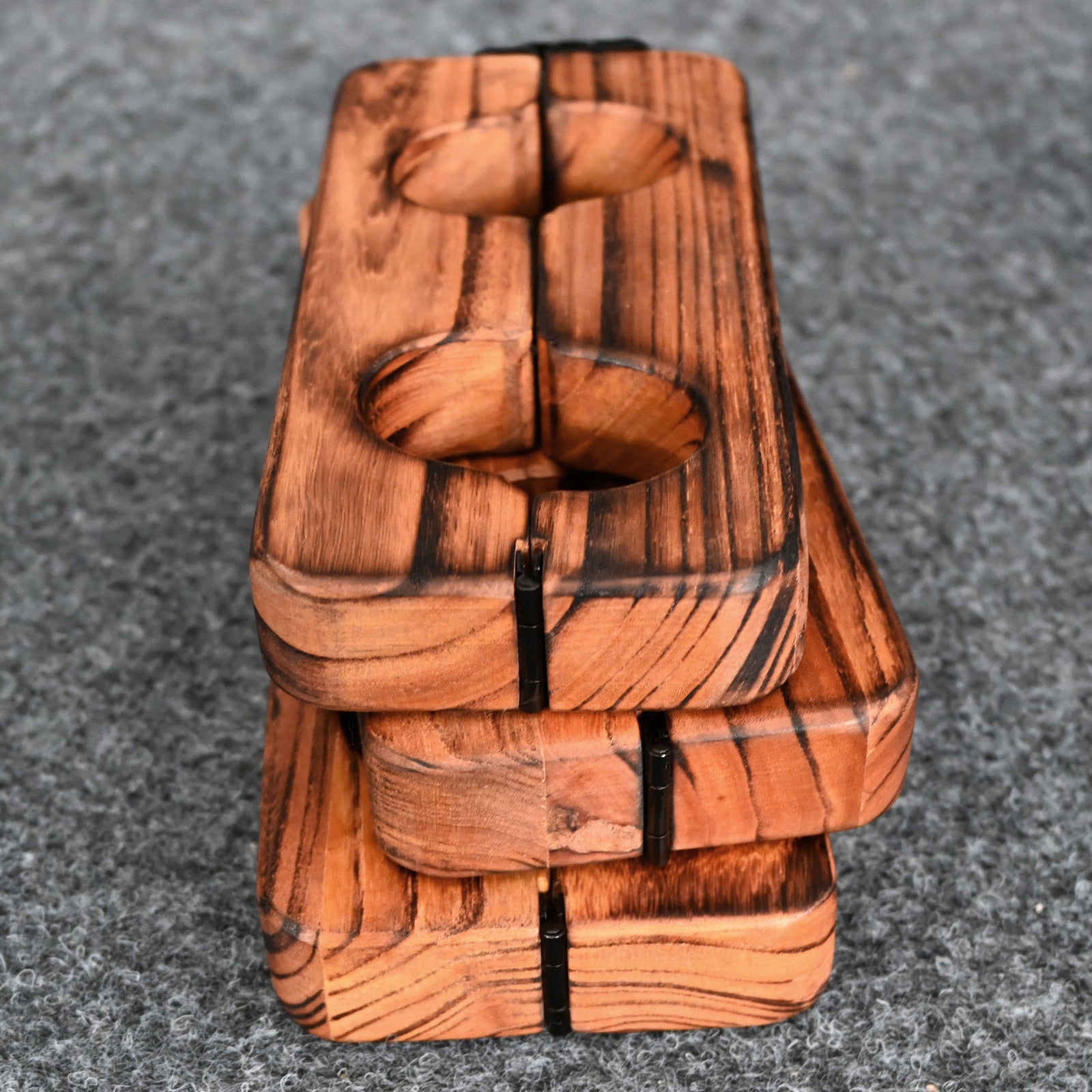Ships from the USA! Fetdom Elm Wood Wrist and Ankle Cuffs