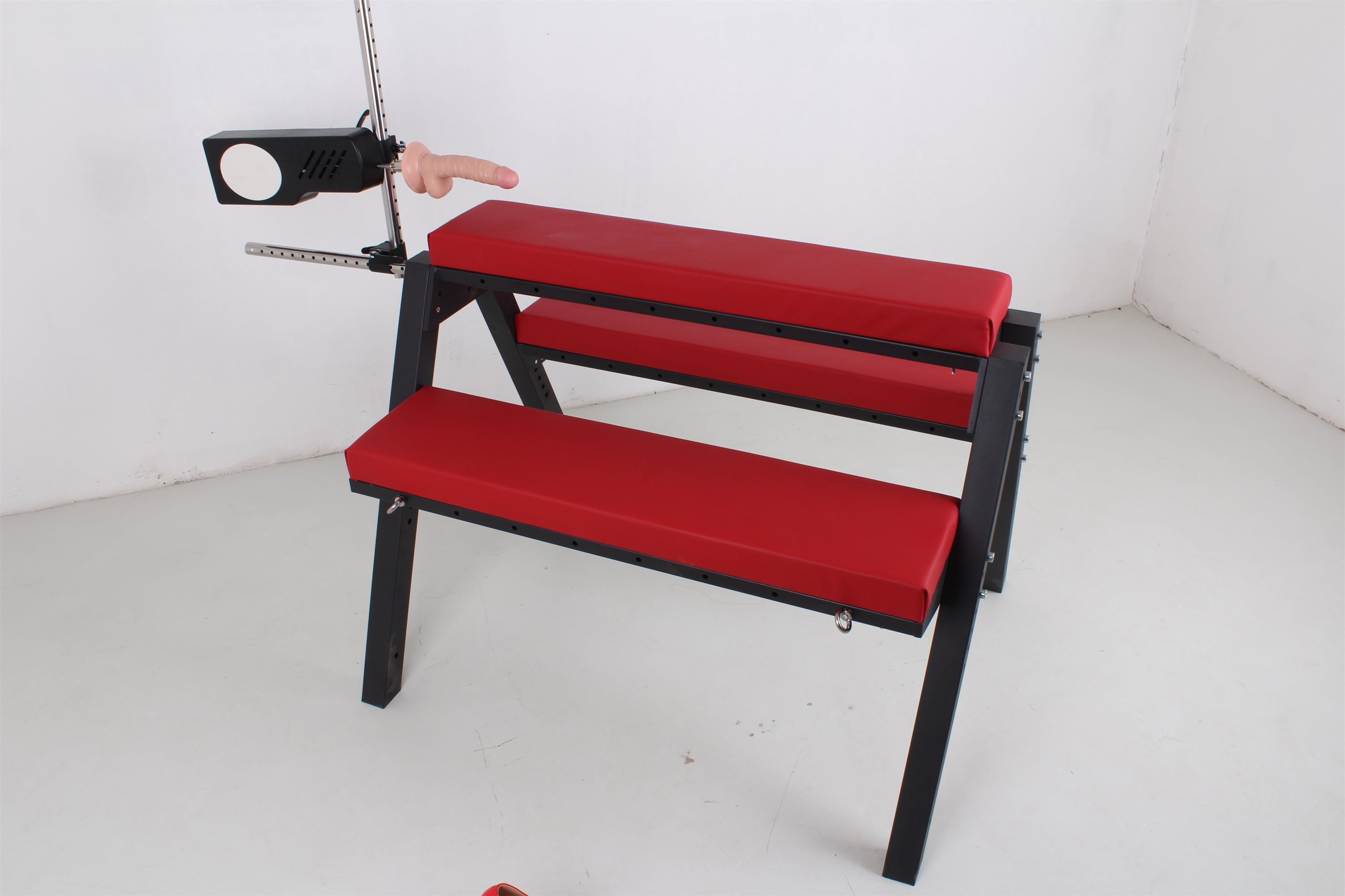 Fetdom Bondage Restraint Horse Captivity Bench Versatile BDSM Dungeon Furniture