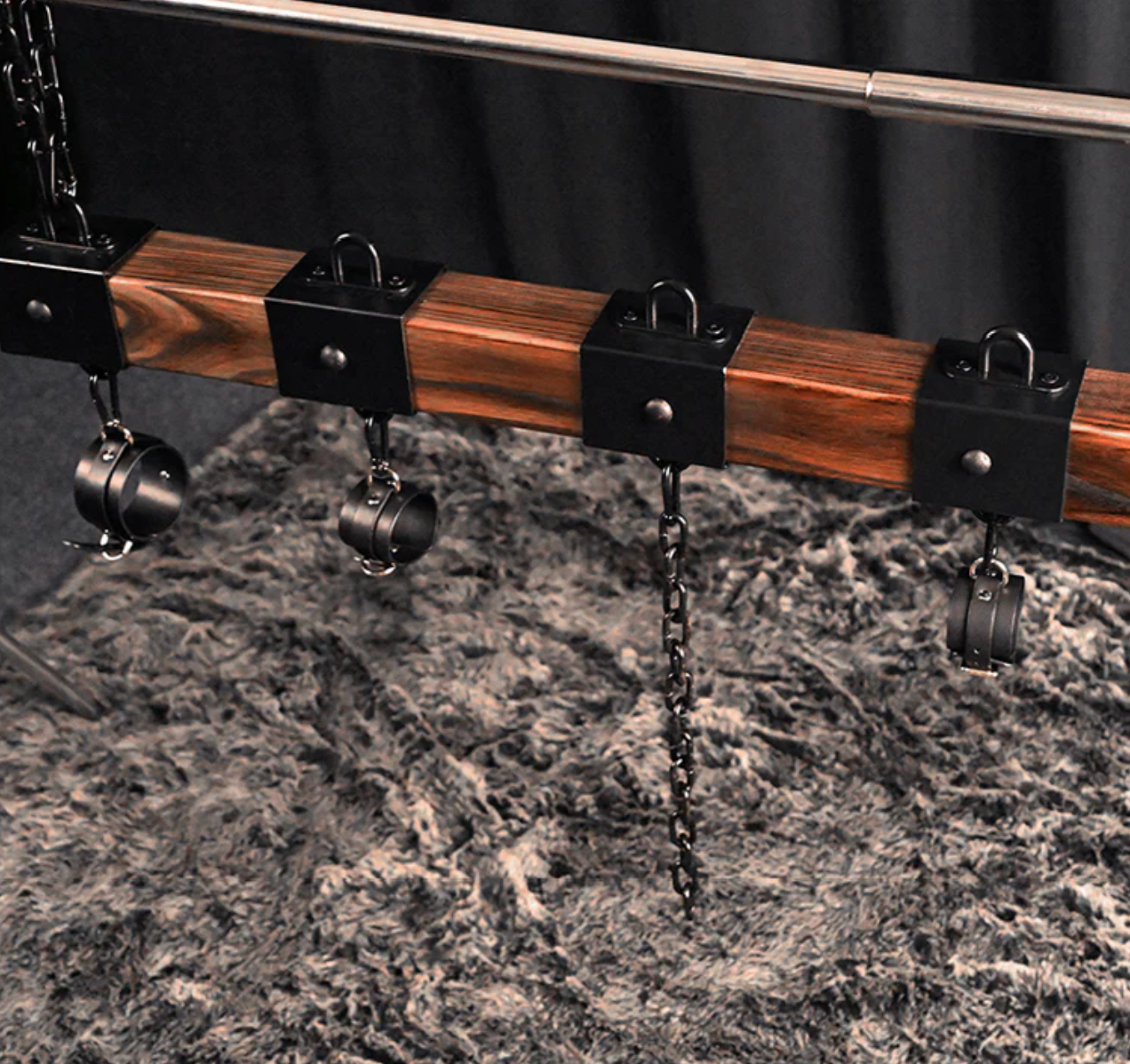 Ships from the USA! Fetdom Elm Wood Multi Function Restrain Bar