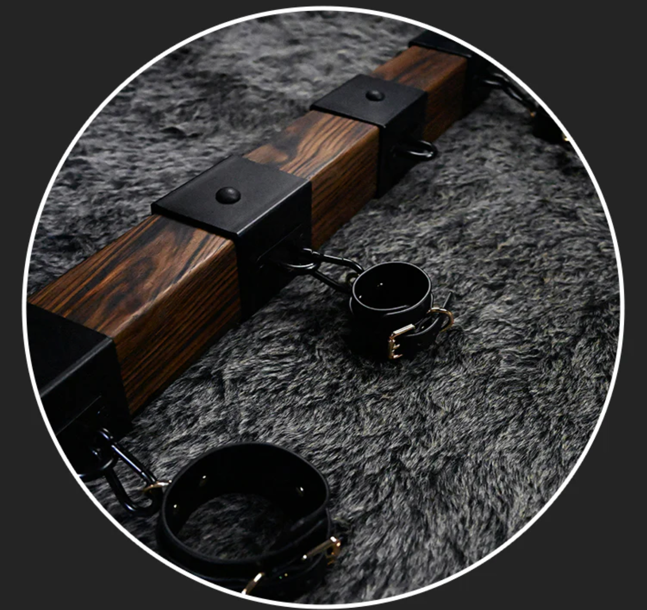 Ships from the USA! Fetdom Elm Wood Multi Function Restrain Bar