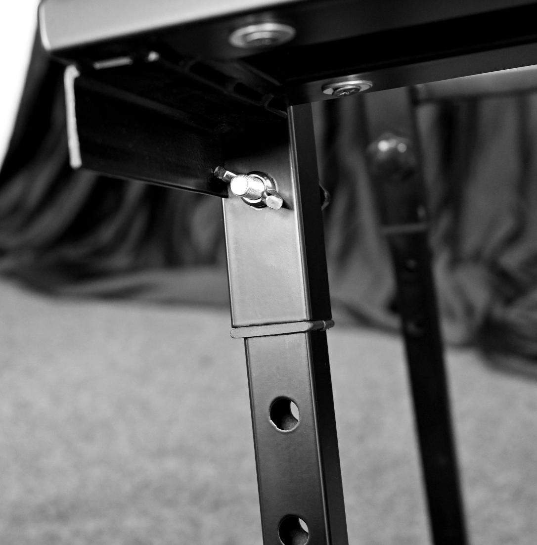Ships from the USA! Fetdom Spanking Stand Bondage Table Adjustable Restraint Wrist Cuffs Included Sex Furniture Massage Bed with Face & Crotch Hole for Adult Couples, Padded PU Black Leather
