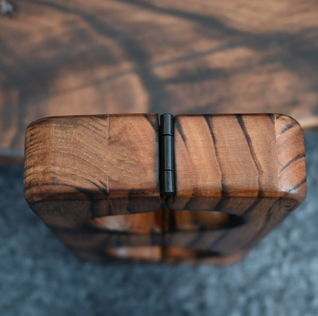 Ships from the USA! Fetdom Elm Wood Wrist and Ankle Cuffs