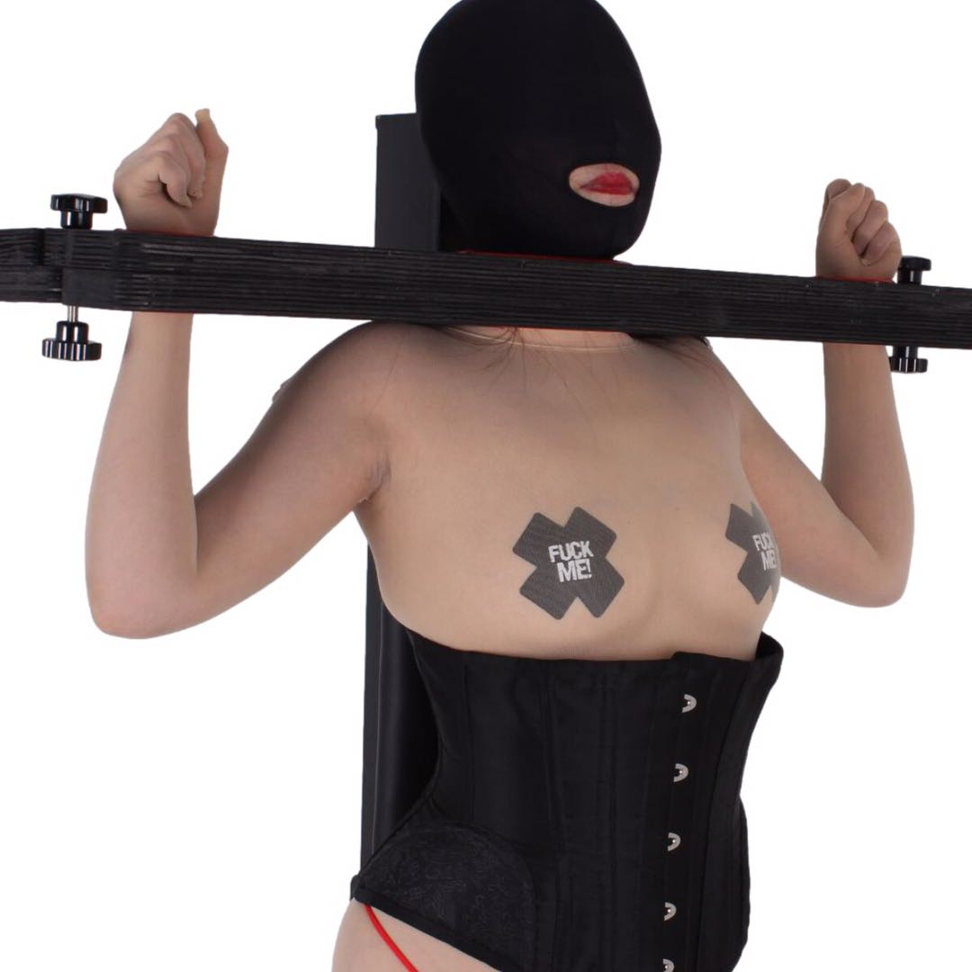 Multi Position Floating Stockade Pillory on Wheels BDSM Furniture Punishment Display