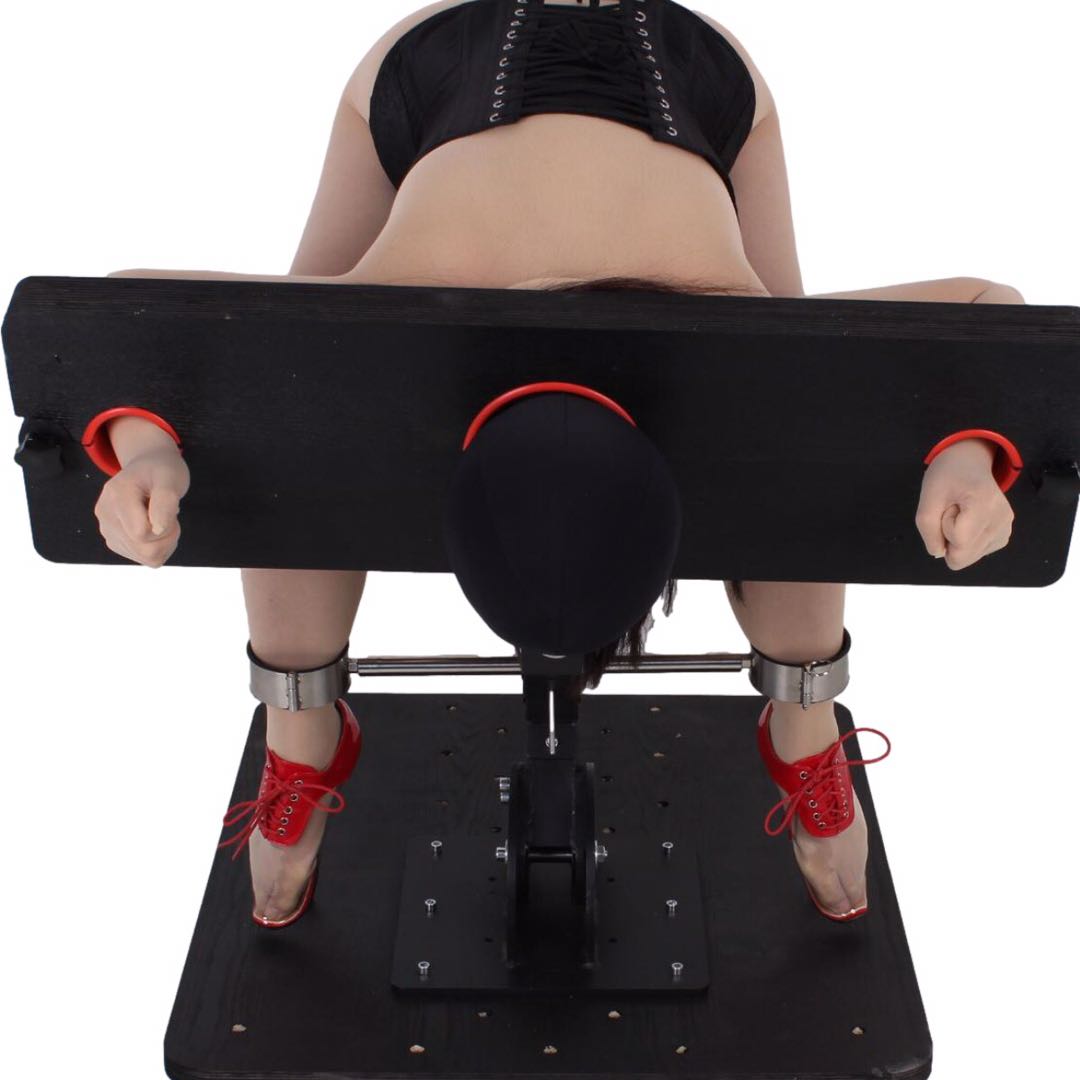 Multi Position Floating Stockade Pillory on Wheels BDSM Furniture Punishment Display