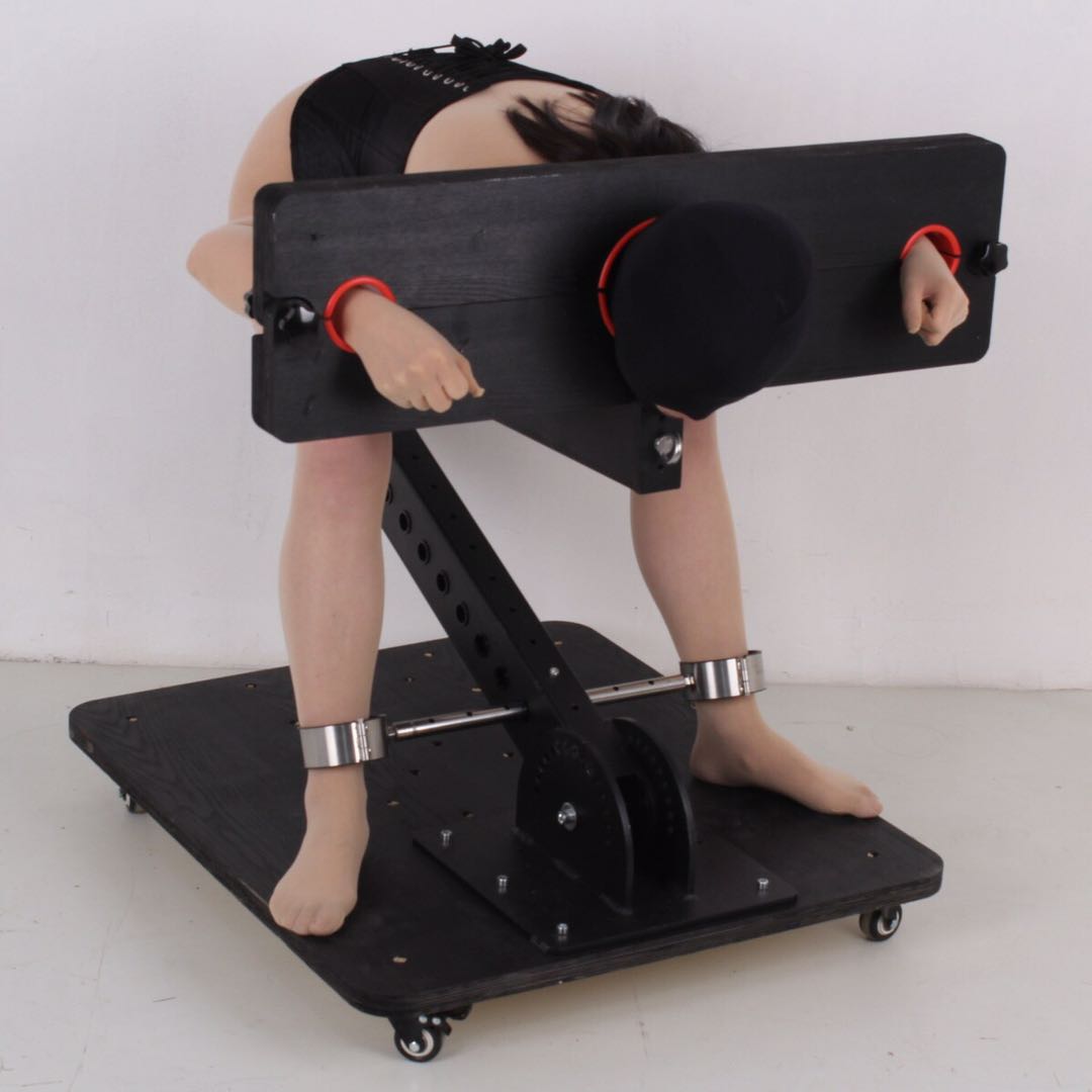 Multi Position Floating Stockade Pillory on Wheels BDSM Furniture Punishment Display