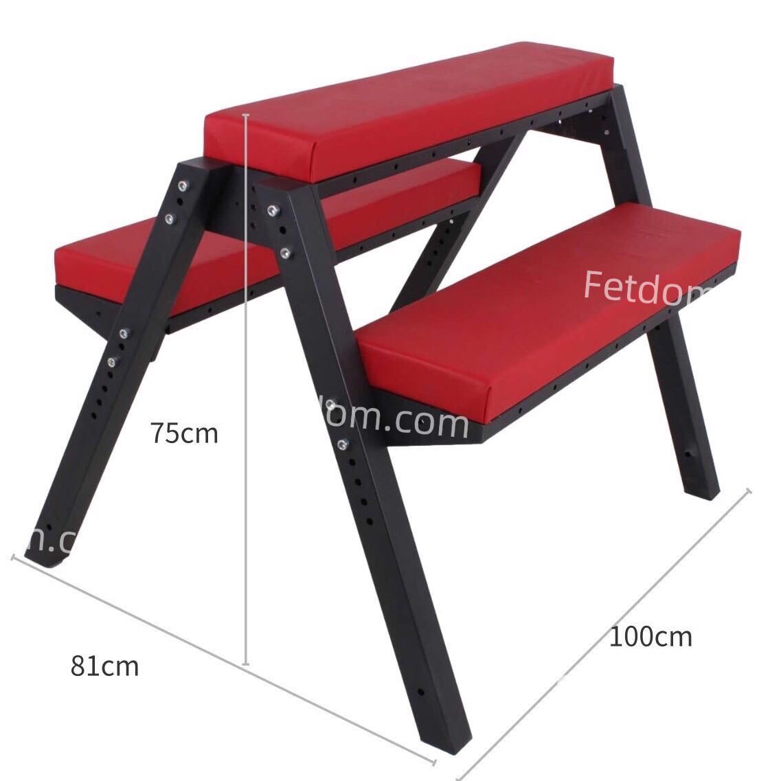 Fetdom Bondage Restraint Horse Captivity Bench Versatile BDSM Dungeon Furniture