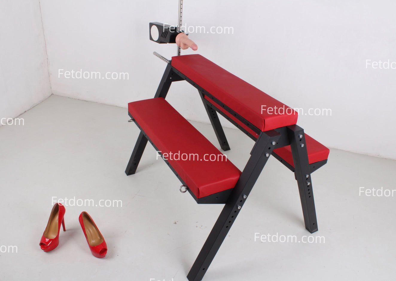 Fetdom Bondage Restraint Horse Captivity Bench Versatile BDSM Dungeon Furniture