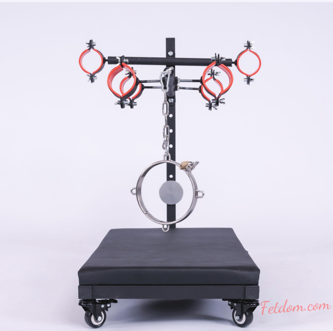Hogtie with cushion, wheels, Fetdom