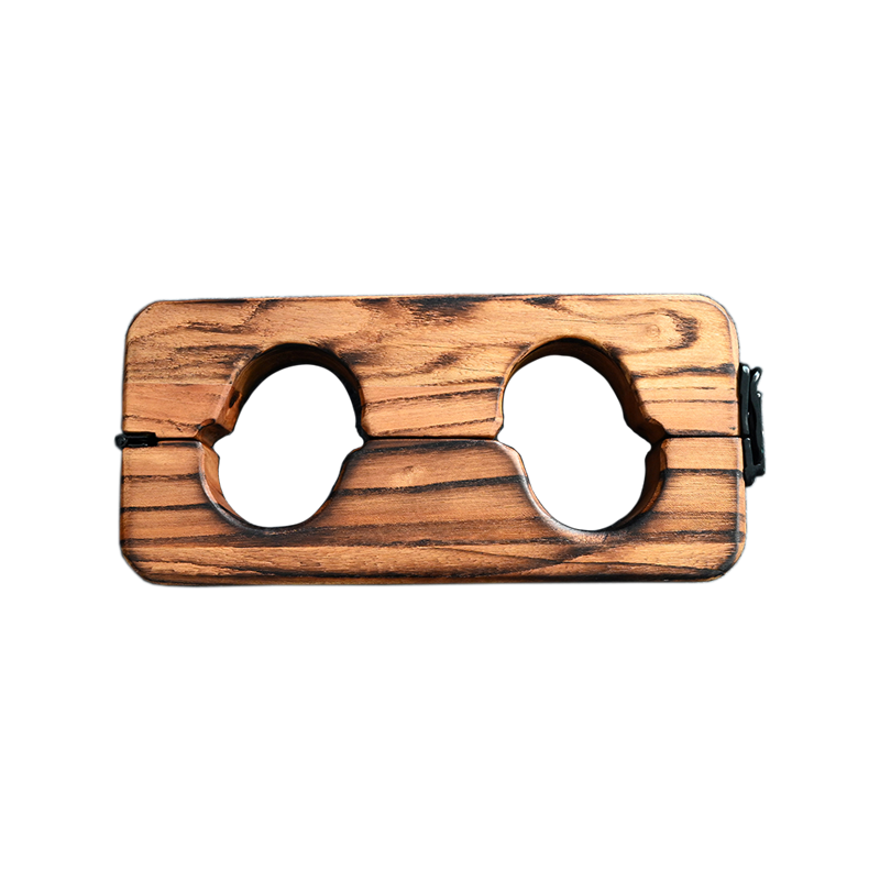 Ships from the USA! Fetdom Elm Wood Wrist and Ankle Cuffs