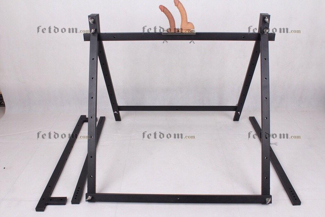Bondage horse; genital torture; sex horse;  bondage rack - FETDOM