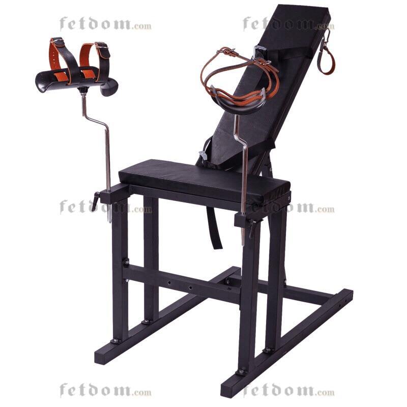 BDSM gyno chair; sex chair; bondage chair; chair with stir-ups; BDSM furniture - FETDOM