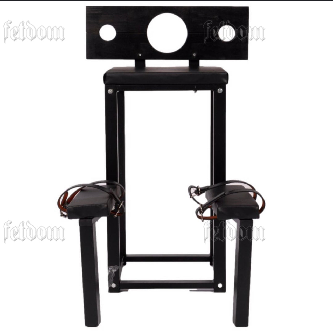 Ships from the USA! Fetdom Kneeling Bench with Stockade Pillory, BDSM Benches, Stockade