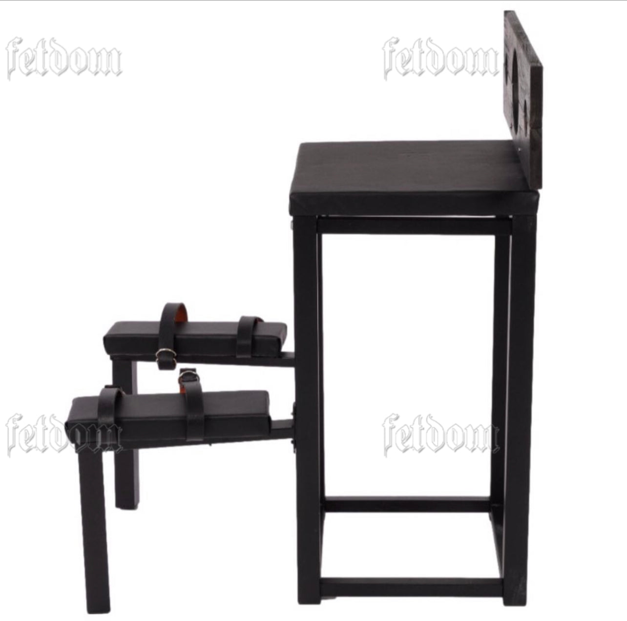 Ships from the USA! Fetdom Kneeling Bench with Stockade Pillory, BDSM Benches, Stockade