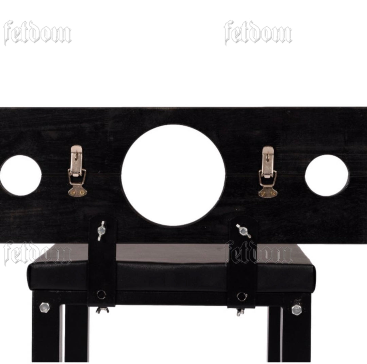 Ships from the USA! Fetdom Kneeling Bench with Stockade Pillory, BDSM Benches, Stockade