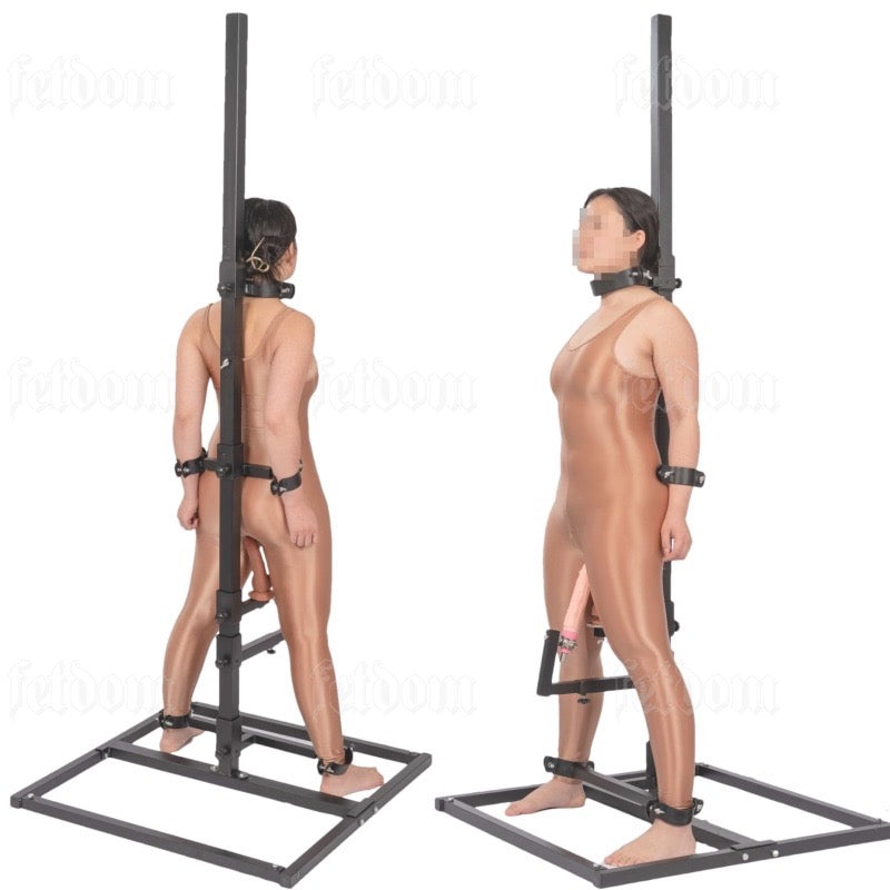 Ships from the USA! Forced Orgasm Tower Metal Restraints, Simple Cross, Fetdom